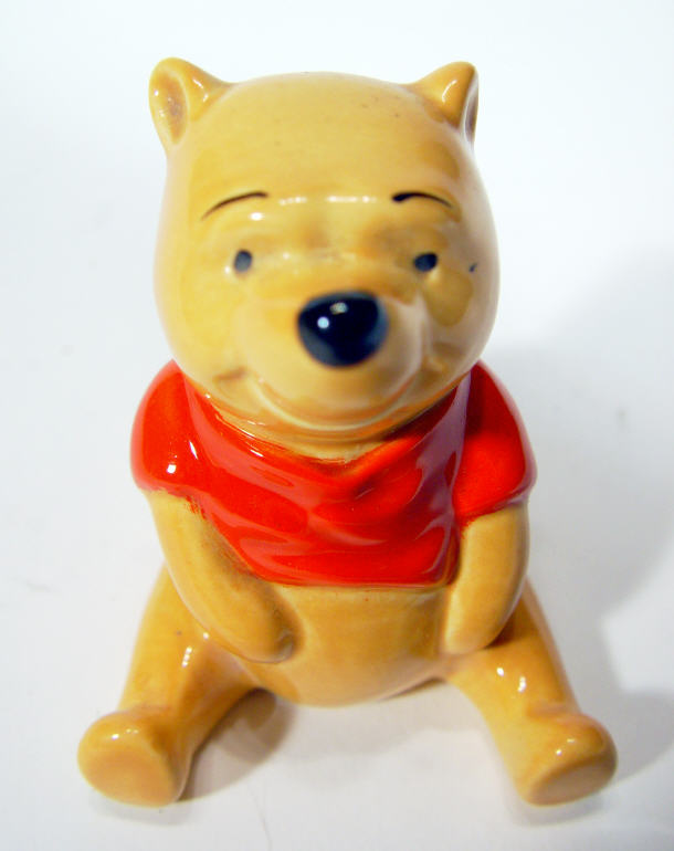 Appraisal: Hand painted Beswick Walt Disney Winnie the Pooh figure gold