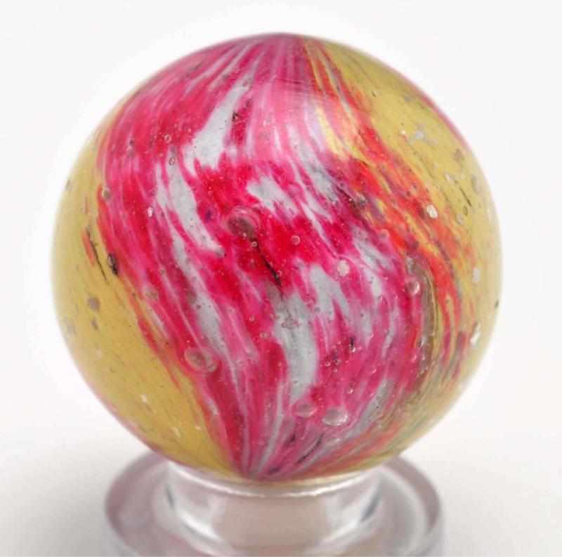 Appraisal: -Paneled Onionskin Marble with Mica Description Left twist onionskin Two