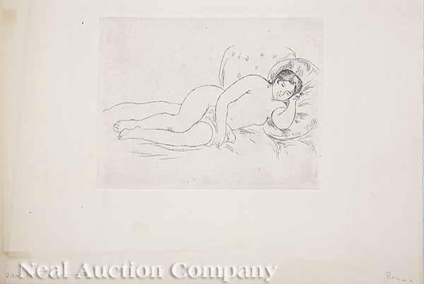 Appraisal: Pierre-Auguste Renoir French - two etchings on wove paper including