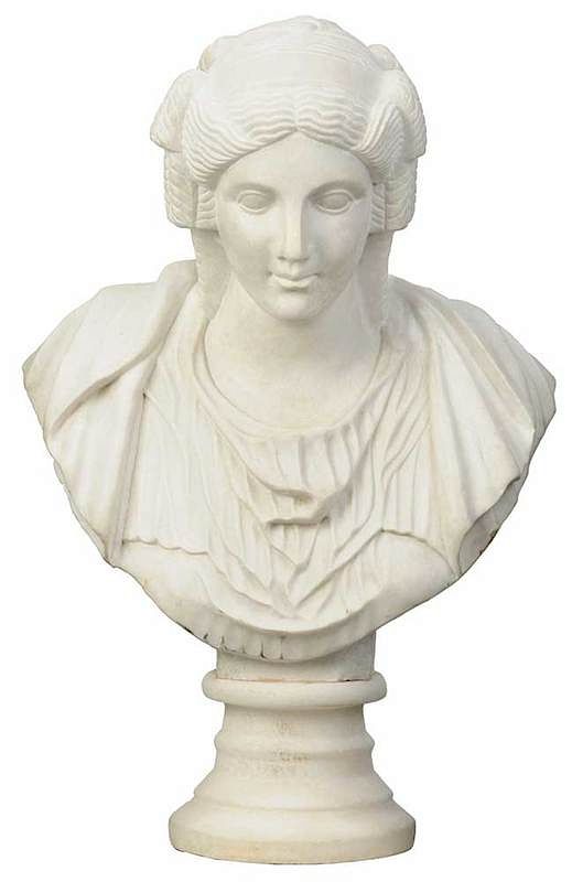 Appraisal: Italian School th th century Classical Bust possibly after a