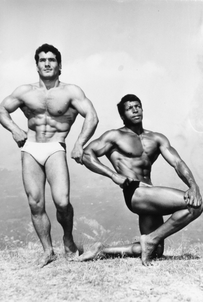 Appraisal: BODYBUILDING A group of nude physique photographs by the Jean