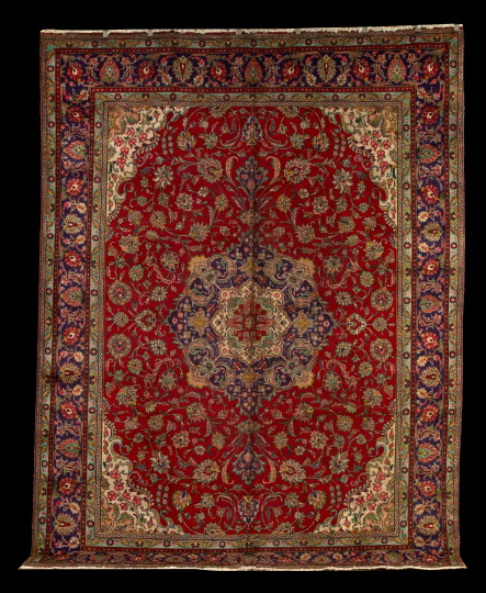 Appraisal: Tabriz Carpet ' x '