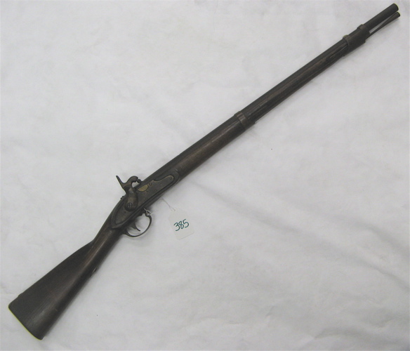 Appraisal: SPRINGFIELD MODEL PERCUSSION MUSKET caliber round barrel overall two barrel