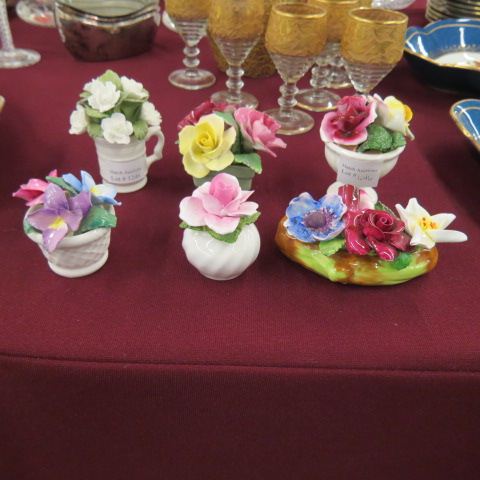 Appraisal: Bone China Floral Arrangements various makers to