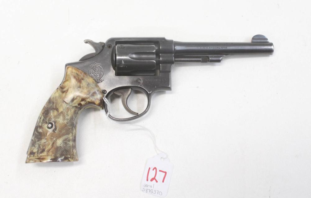 Appraisal: SMITH AND WESSON PRE MODEL DOUBLE ACTION REVOLVER special caliber