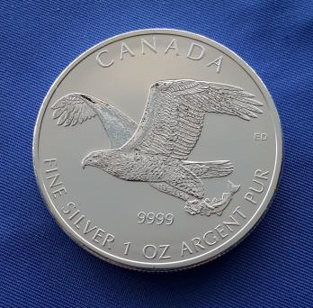 Appraisal: Canadian oz Silver Bald Eagle CoinIn excellent uncirculated condition