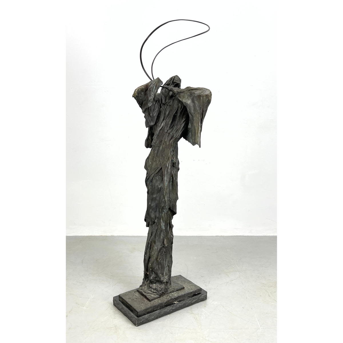 Appraisal: Large RUTH WALDMAN Bronze Sculpture Figural abstract Brutalism Dimensions H