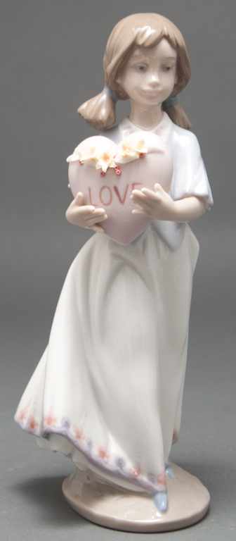 Appraisal: Lladro porcelain figural group ''European Love'' no modeled as young