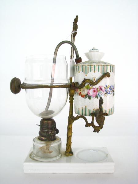 Appraisal: Antique French Coffee Maker with a cast metal frame on