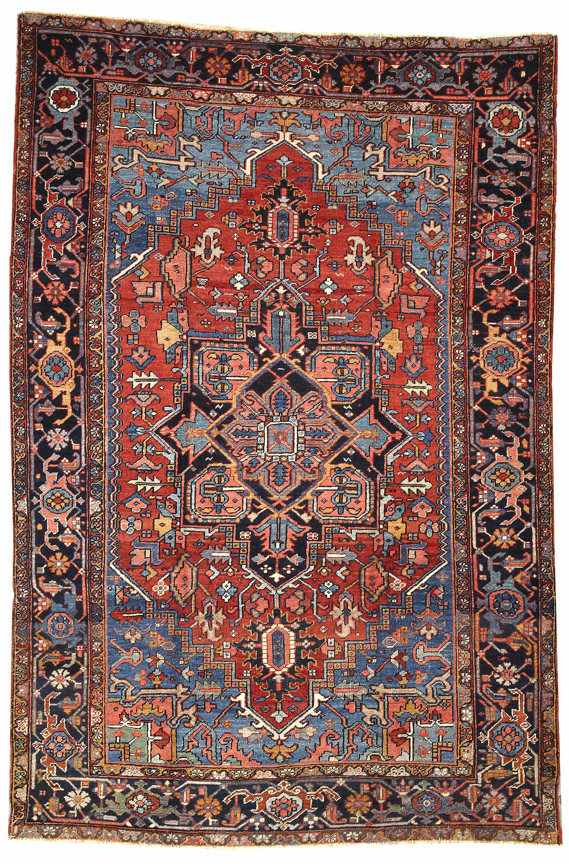 Appraisal: A Heriz carpet Northwest Persiaearly th centurysize approximately ft in