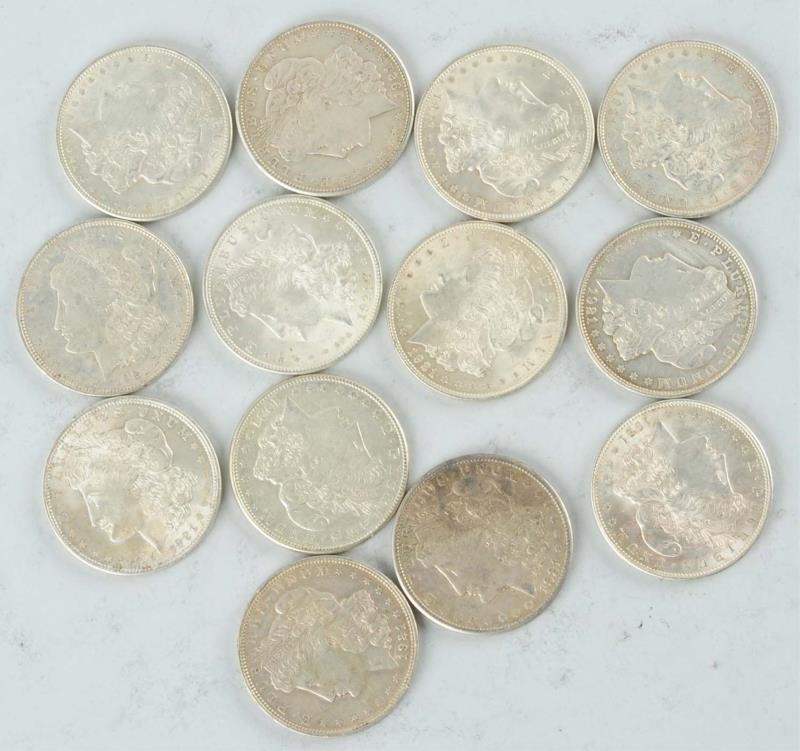 Appraisal: Eight BU five EF with D S mint marks