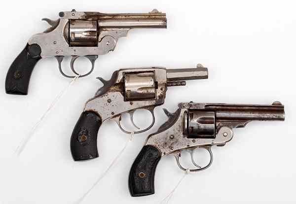 Appraisal: Antique Revolvers Lot of Three cal H R breaktop cal