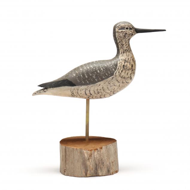 Appraisal: CORK MCGEE VA B YELLOWLEGS MOUNTED ON WOOD BASE Chincoteague