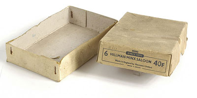 Appraisal: Dinky Trade Box F Hillman Minx - trade box for