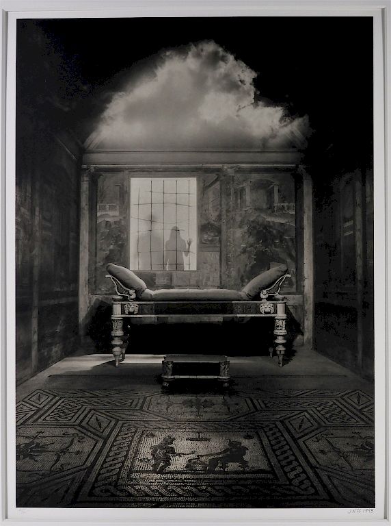 Appraisal: Jerry Uelsmann Platinum Portfolio Surrealist Photo Michigan b Untitled from