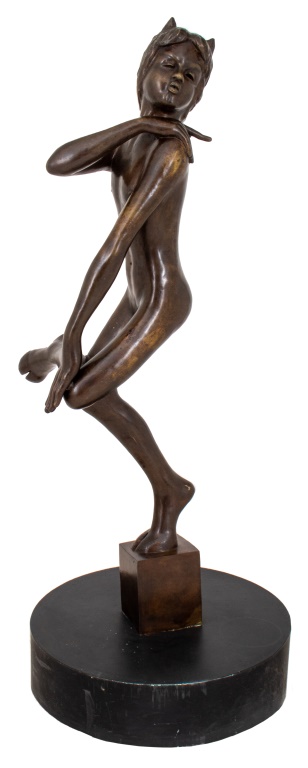 Appraisal: VICTOR SALMONES FAUNA BRONZE SCULPTURE Victor Salmones Mexican American -