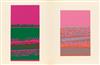 Appraisal: ALBERS JOSEF The Interaction of Color color screenprints x mm