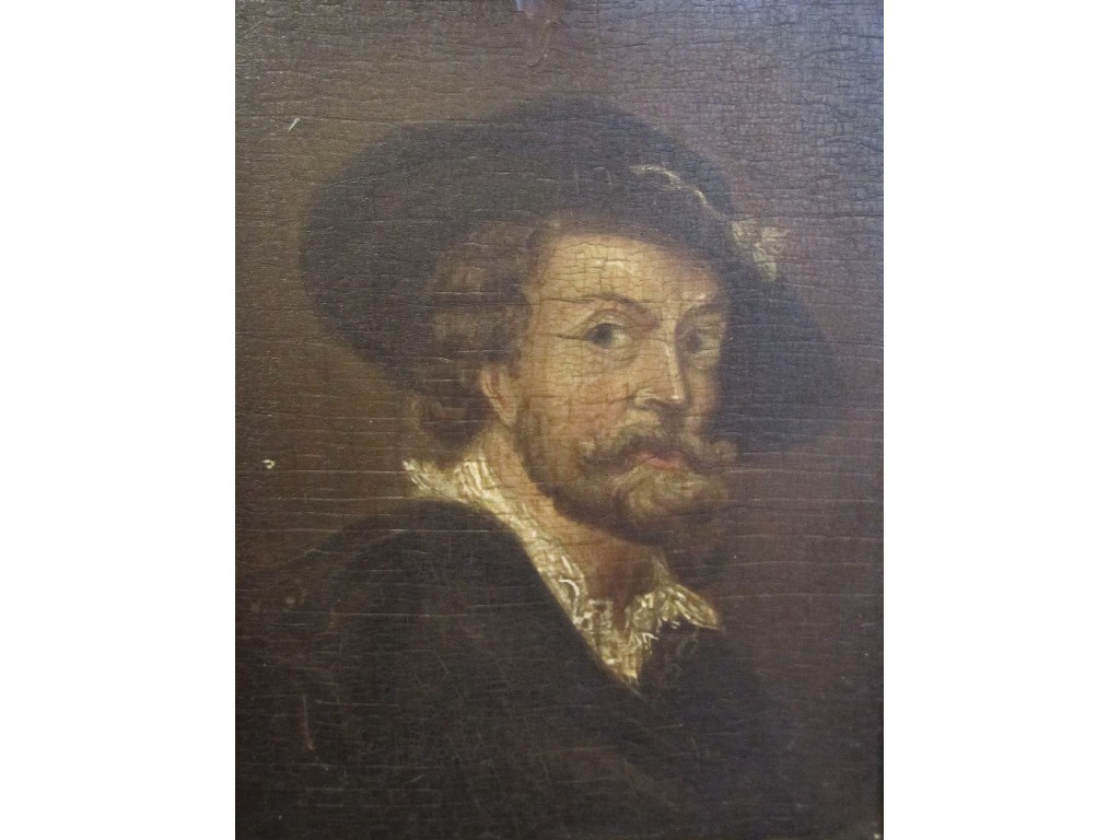 Appraisal: ENGLISH SCHOOL TH CENTURY PORTRAIT OF A GENTLEMAN Oil on