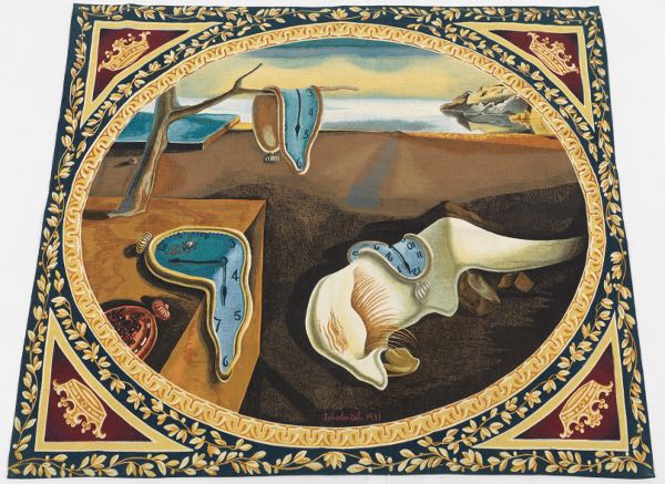 Appraisal: SALVADOR DALI SPANISH - x Persistence of Memory Tapestry Woven