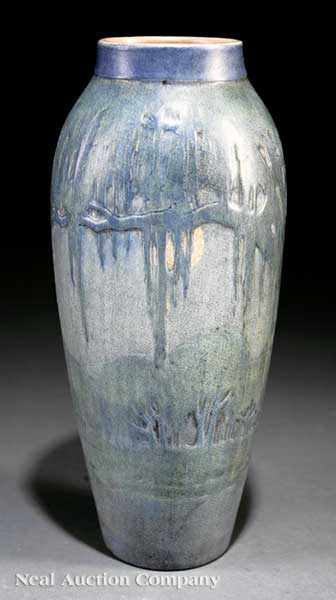 Appraisal: A Newcomb College Art Pottery Matte Glaze Vase decorated by