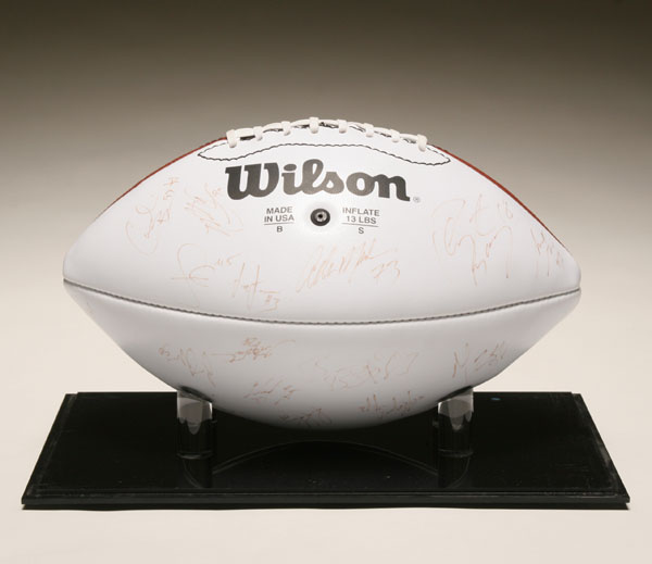 Appraisal: Wilson football signed by the Indianapolis Colts including Peyton Manning