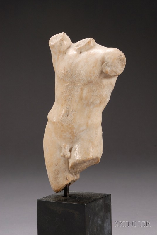 Appraisal: Marble Torso Roman st century A D copy of a