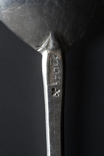 Appraisal: A SILVER 'BUDDHA KNOP' SPOON with parcel gilt decoration c