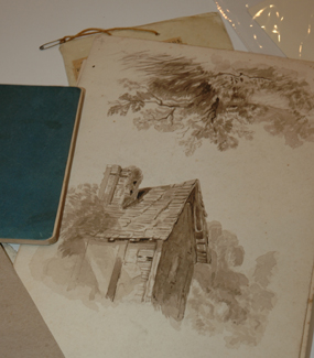 Appraisal: FOLIO OF CONSTANCE TEMPE MANNING WORKS INCLUDING SKETCHBOOK'S AND PHOTOGRAPHS