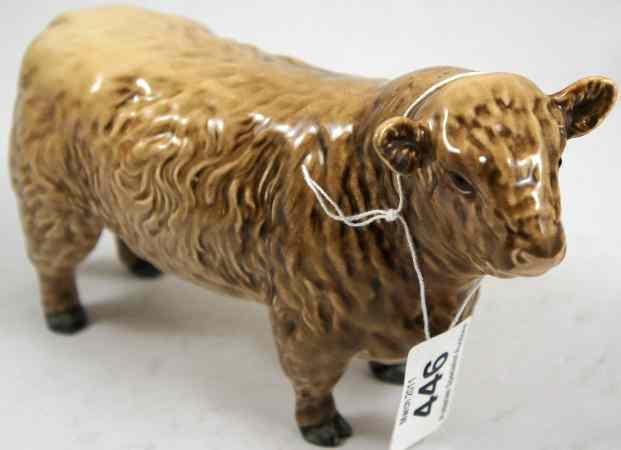 Appraisal: Beswick Galloway Bull c Silver Dunn