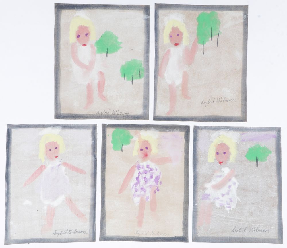 Appraisal: Sybil Gibson - Group of Works on Paper Sybil Gibson