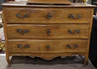 Appraisal: French Provincial chest of drawers French Provincial chest of drawers