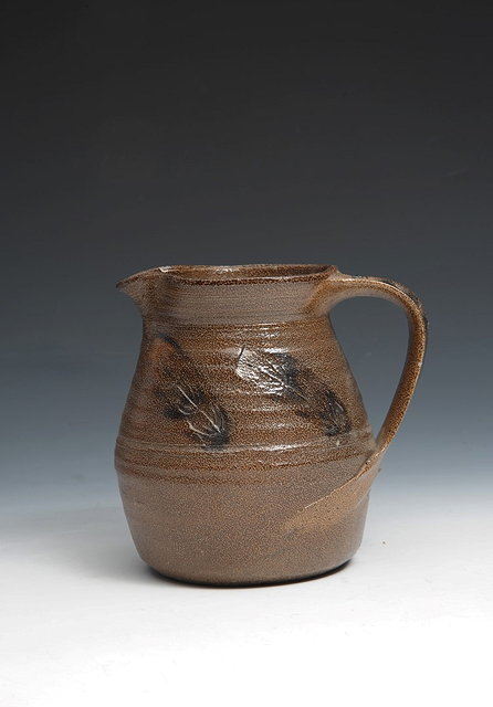 Appraisal: William Marshall British - at Leach PotteryJugspeckled brown glaze and