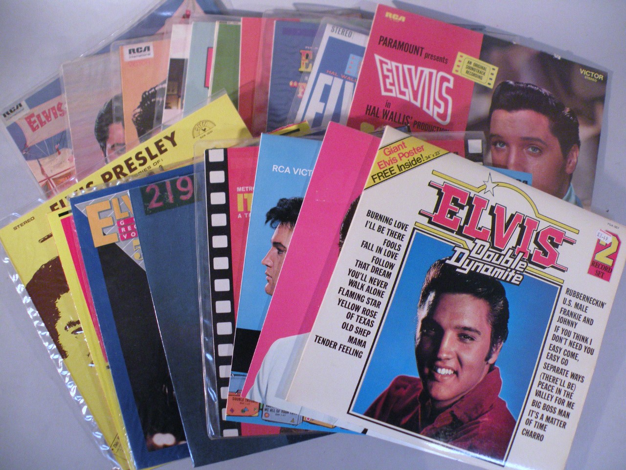 Appraisal: Various Elvis Presley records to include Interviews And Memories Of