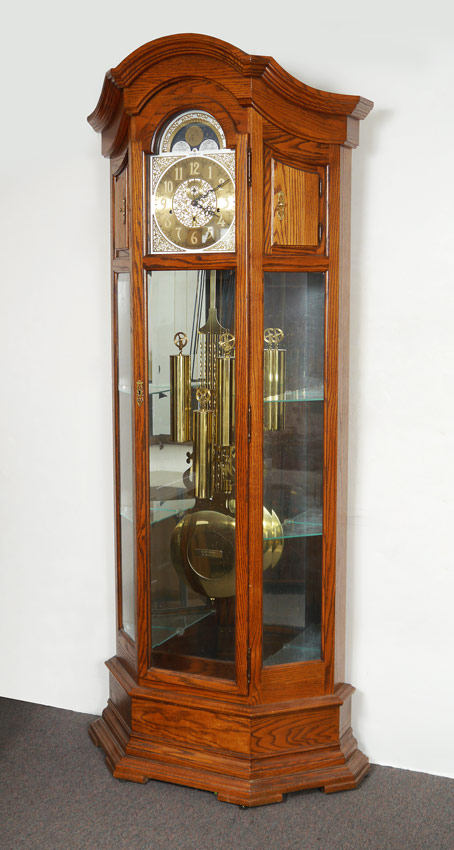 Appraisal: HOWARD MILLER REMEMBRANCE GRANDFATHER CLOCK Model - ''Rememberance'' oak case