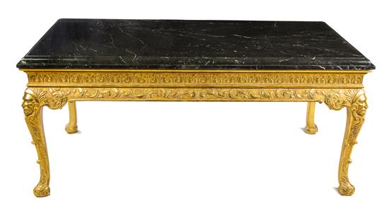 Appraisal: Sale Lot A George II Style Giltwood Console Table j