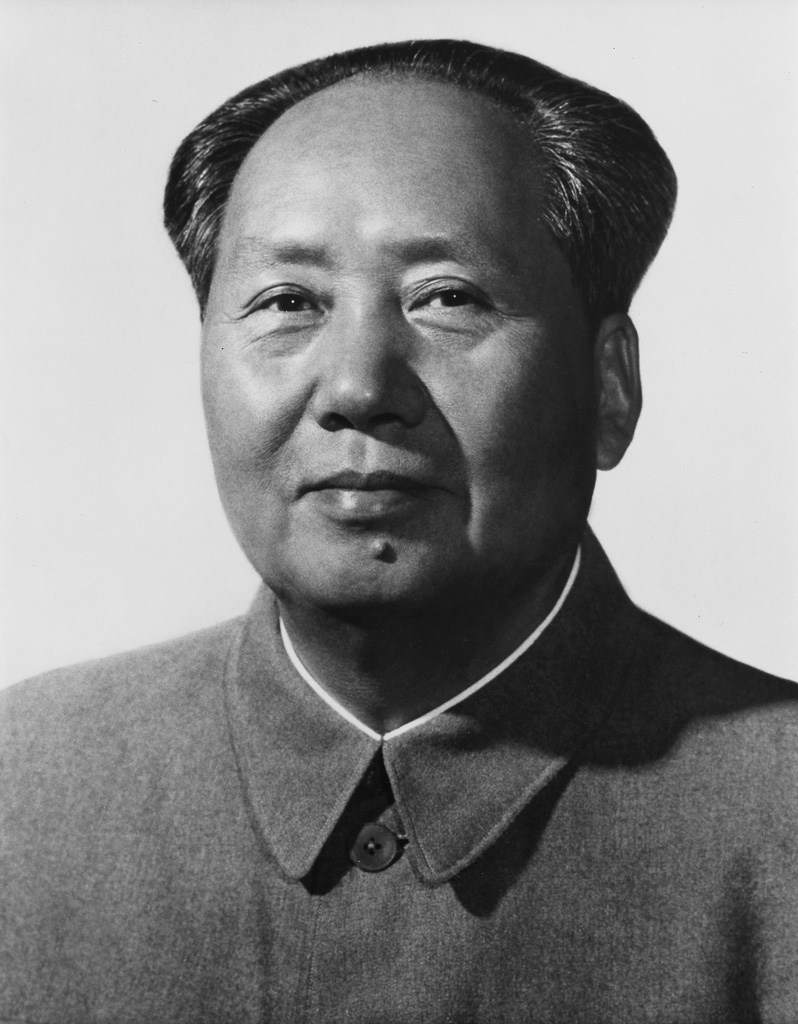 Appraisal: CHINA Chairman Mao Zedong Ferrotyped silver print the image measuring