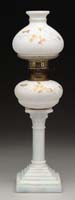 Appraisal: SCARCE WMG PEG LAMP H - Satinized WMG shade and