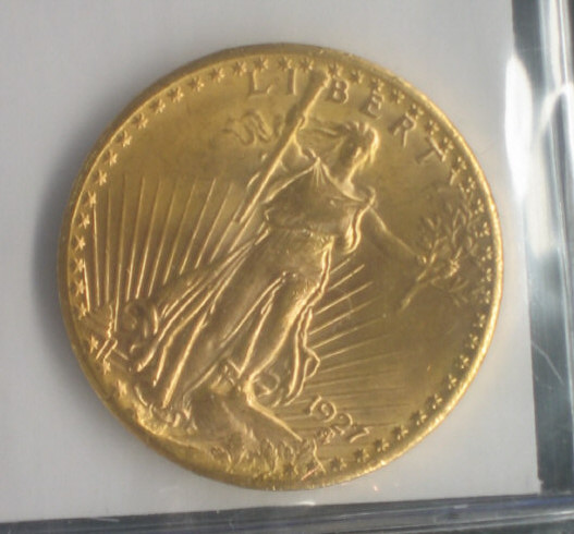 Appraisal: GOLD MS- Extraordinary appearance rich original luster outstanding reverse only