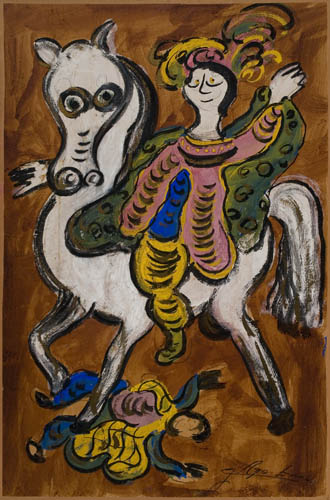 Appraisal: JESUS REYES CALLED CHUCHO Page on Horseback Gouache and gold