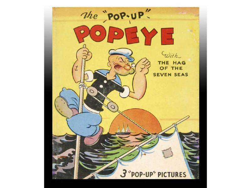 Appraisal: Popeye Pop-Up Book Description ''The Pop-Up Popeye With The Hag