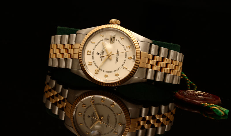 Appraisal: A gentlemen's Rolex Datejust K gold wristwatch The K gold