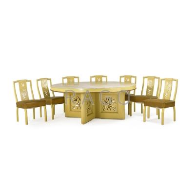 Appraisal: JAMES MONT - JAMES MONT DESIGN Dining set table and