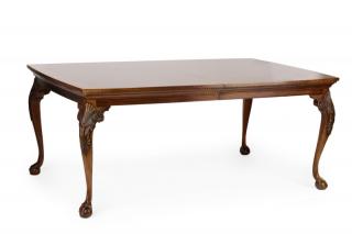 Appraisal: Henredon Mahogany Chippendale Style Dining Table Henredon American founded late