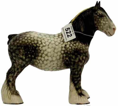 Appraisal: Beswick Model of a Shire Rocking Horse Grey Gloss