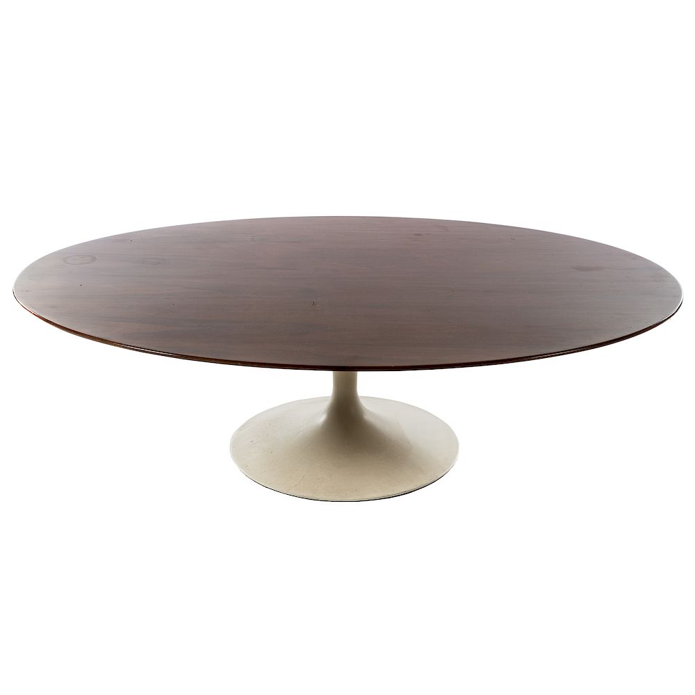 Appraisal: Style of Eero Saarinen Oval Tulip Cocktail Table mid- th