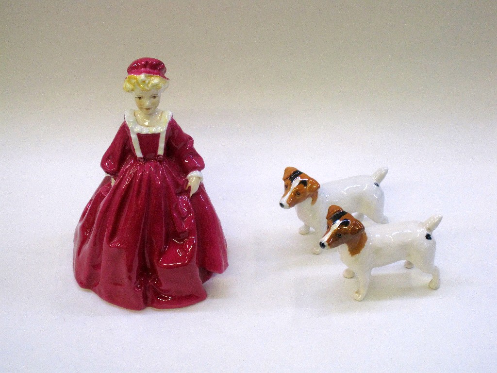 Appraisal: Royal Worcester figure 'Grandmother's Dress' and two Beswick figures of