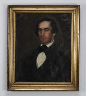 Appraisal: th c American O c portrait of Herman Abbott American