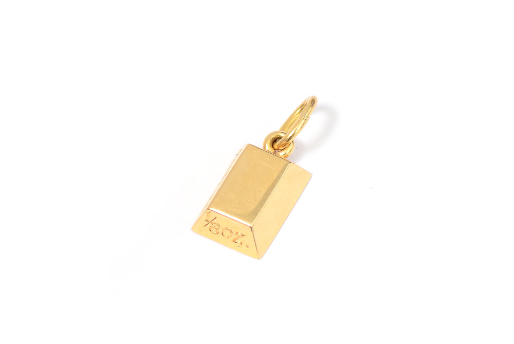 Appraisal: LES MUST DE CARTIER K GOLD PENDANT k yellow gold