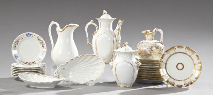 Appraisal: Assorted Group of Porcelain third quarter th century consisting of