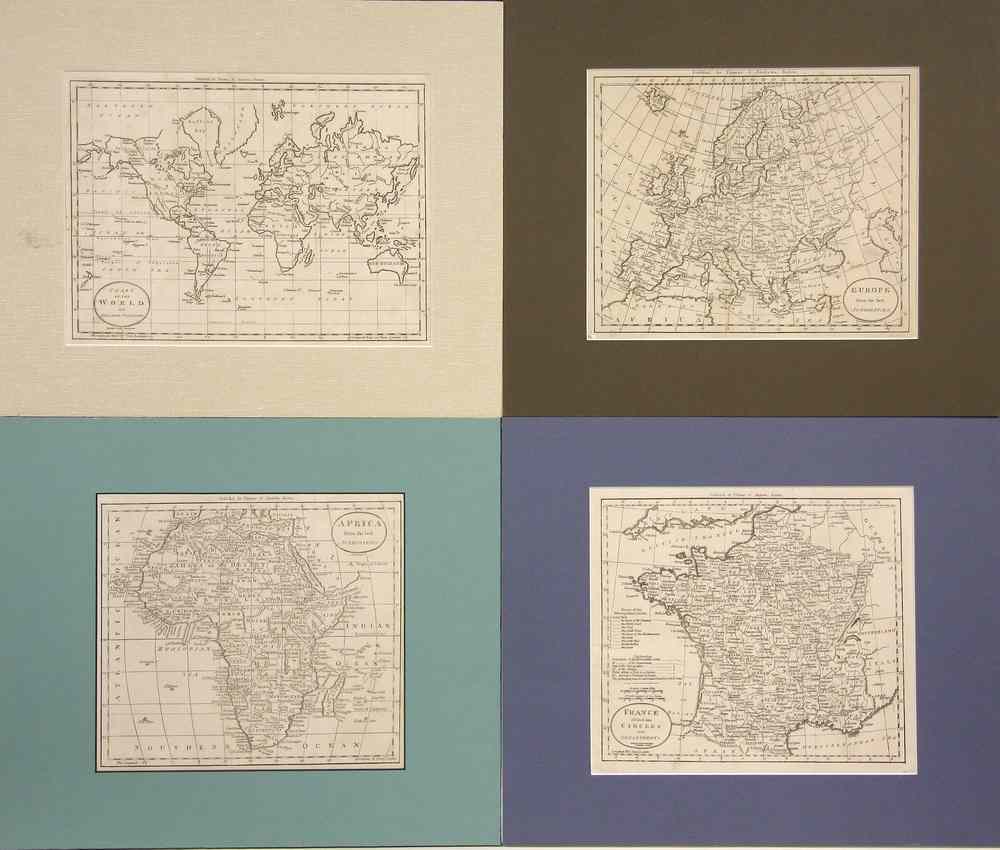 Appraisal: EARLY AMERICAN ENGRAVED MAPS BY DOOLITTLE - Eight Engraved Maps